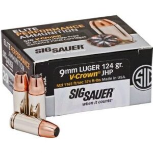357 Sig 124 Grain Jacketed Hollow Point